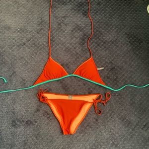 Aerie burnt red bikini